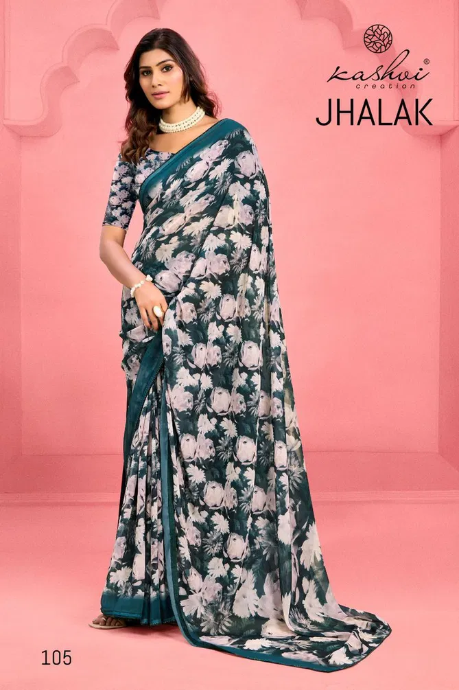 Jhalak By Kashvi Weightless Printed Wholesale Sarees Wholesale In India